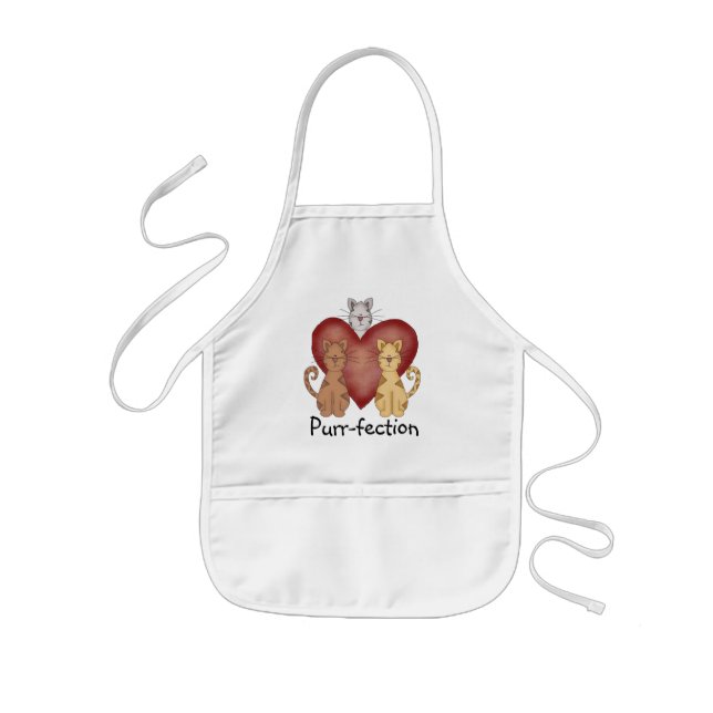 Cats Purr-fection Tshirts and Gifts Kids Apron (Front)
