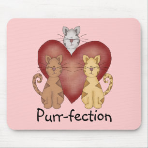 Cats Purr-fection Tshirts and Gifts Mouse Mat