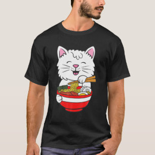 Cats Ramen Anime Kawaii Neko T-Shirt
