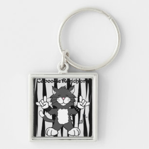 'Cats Rock!' Keychain