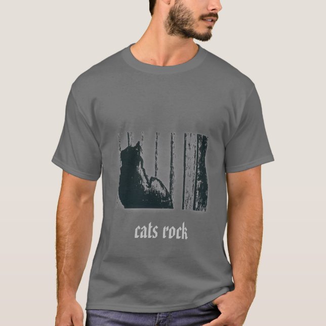 cats rock T-Shirt (Front)