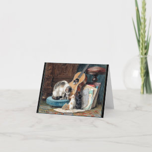 Cats Ruining a Guitar Thank You Card