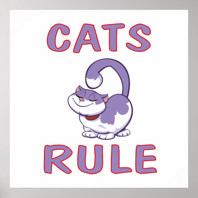 CATS RULE Poster (Front)