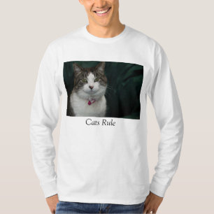 Cats Rules Looking at You Looking at Me T-Shirt
