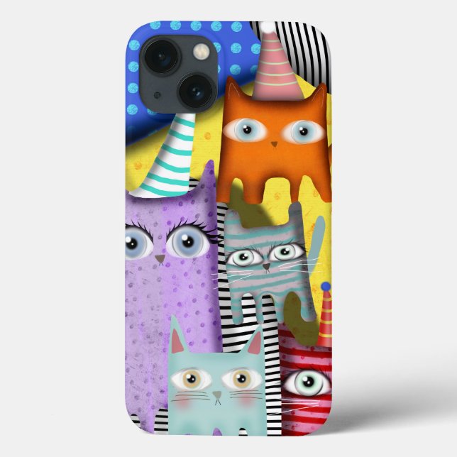 Cats Rupydetequila Art Case-Mate iPhone Case (Back)