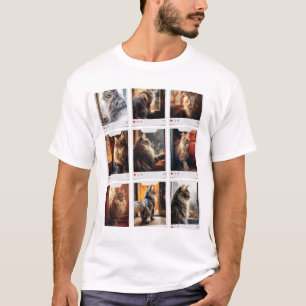 Cats sat at the window T-Shirt