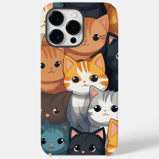 Cats Seamless Pattern Unleashed! Case-Mate iPhone 14 Pro Max Case