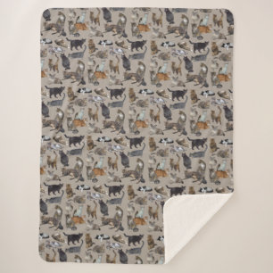 Cats 😺😻😽 sherpa blanket