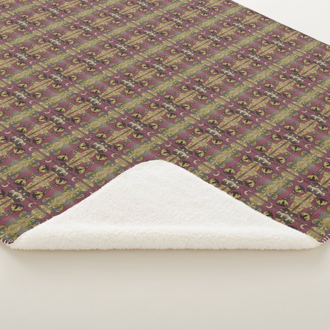 Cats Sherpa Blanket (3/4)