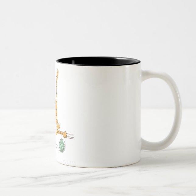 Cats Sit on Your Work Cat Mum WFH Mug (Right)