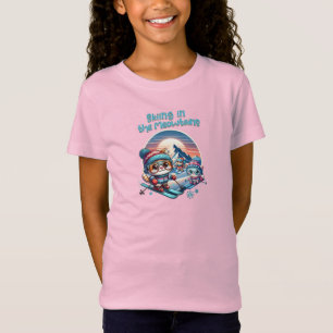 Cats skiing in the Meowtains T-Shirt