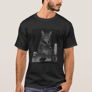 Cats Smoking Cigarette Funny Cat Meme Cat Lover Ga T-Shirt