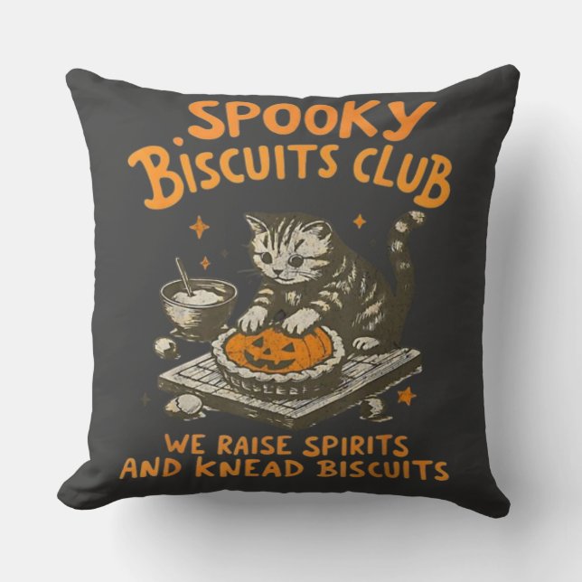  Cat's Spooky  Cushion (Front)