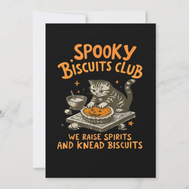  Cat's Spooky  Invitation (Front)
