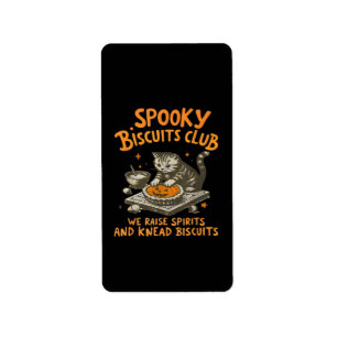 Cat's Spooky Label