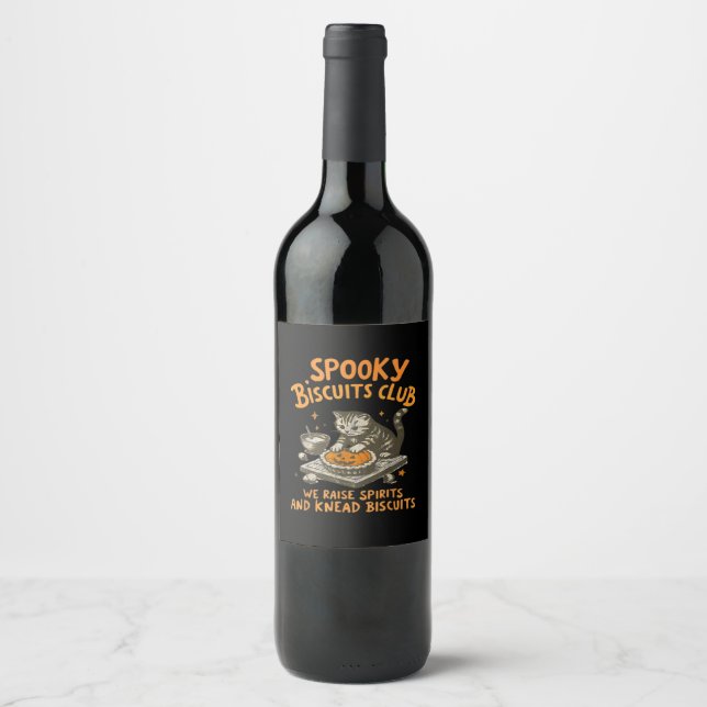  Cat's Spooky  Wine Label (Front)