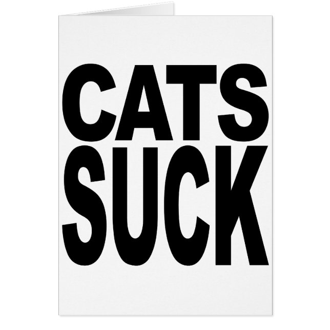 Cats Suck (Front)