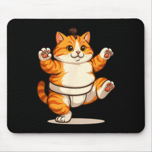Cats Sumo-Wrestling Martial Art Wrestler-Sumo Mouse Mat