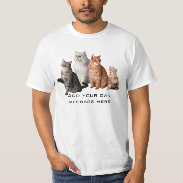 Cats T-Shirt support your local Rescue Centre (Front)