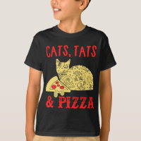 Cats, Tats And Pizza, Cat Lover Gift