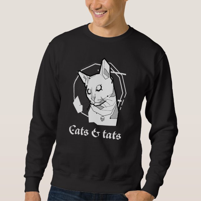 Cats Tats Sweatshirt (Front)