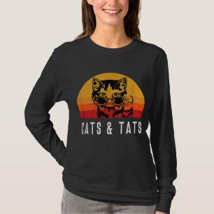Cats & Tats Tattoo Cat with Sunglasses Kitten Kitt T-Shirt