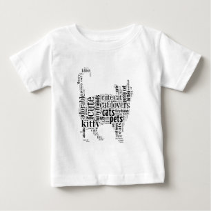 Cats text design baby T-Shirt