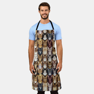 Cats texture apron