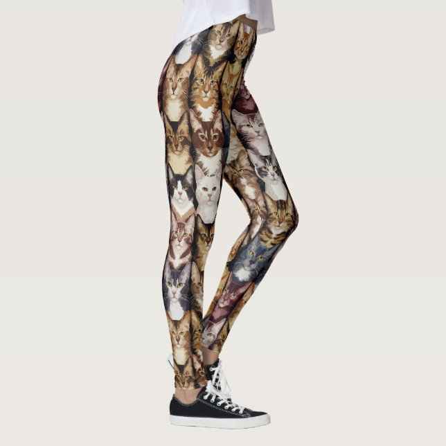 Cats  texture leggings (Right)