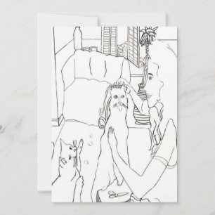 Cats thank you card