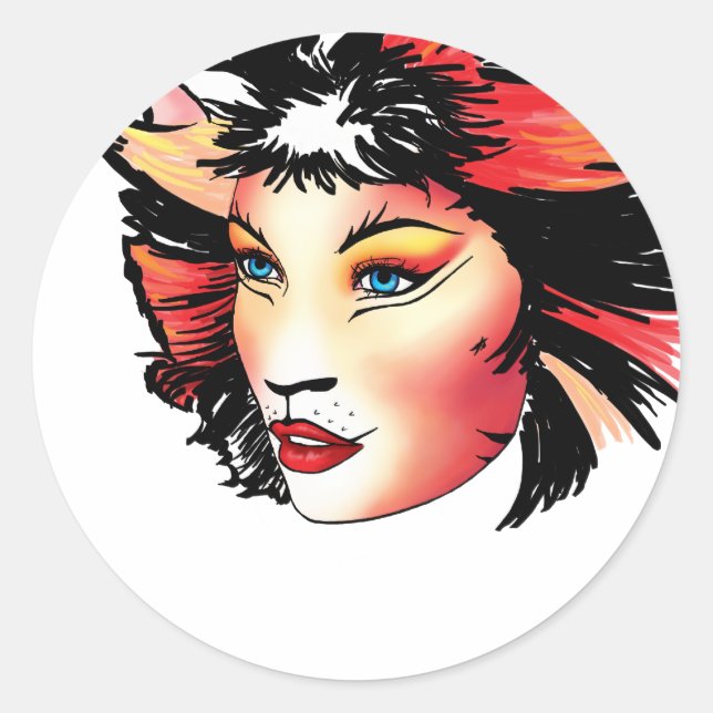 Cats the Musical, Bombalurina Classic Round Sticker (Front)