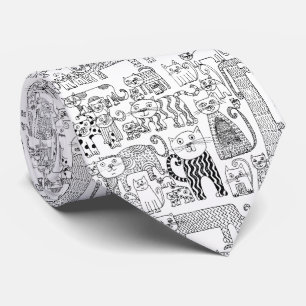 Cats Tie