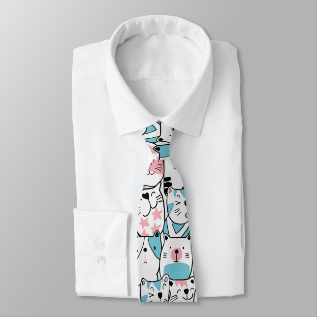 Cats Tie (Tied)