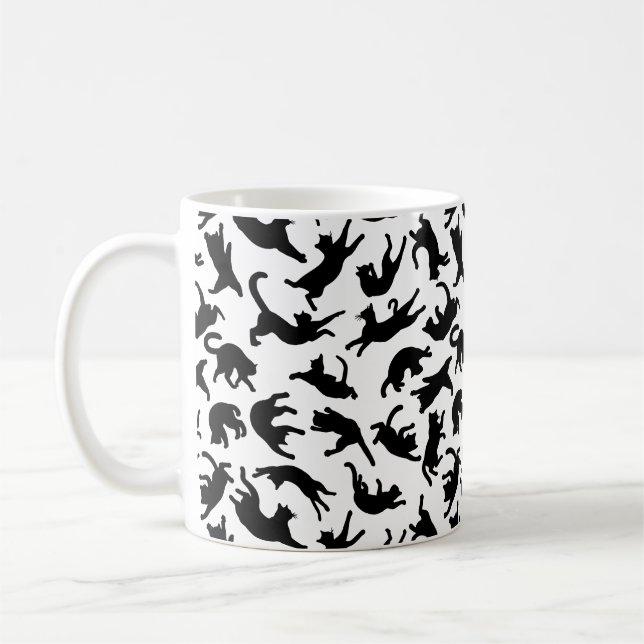 Cats Tumbling Coffee Mug (Left)
