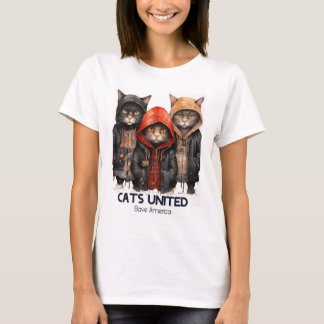 Cats United: Save America T-Shirt