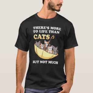 Cats Upside Down Umbrella Kitty Pet Humour T-Shirt