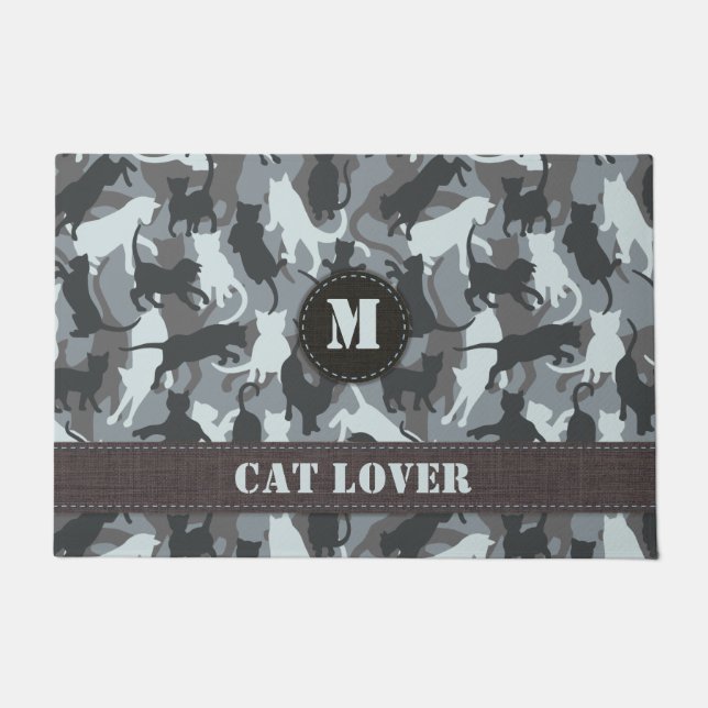 Cats Urban Camouflage Doormat (Front)