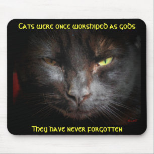 Cats Were Worshipped, They don't forget Mouse Mat