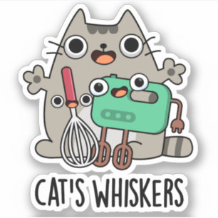 Cat's Whiskers Funny Baking Pun 