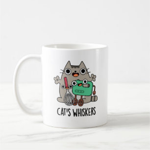 Cat's Whiskers Funny Baking Pun Coffee Mug