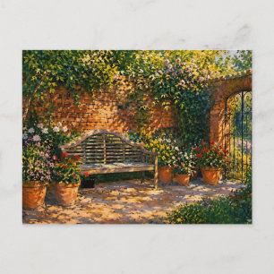 Cat's Whispering Sanctuary – Portrait of Solitude Postcard