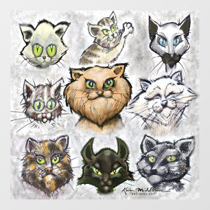 Cats Window Cling