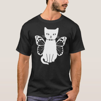Cats With Butterflies Cute Cats Cat I Cute Cat T-Shirt