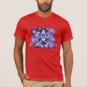 cats with record player T-Shirt