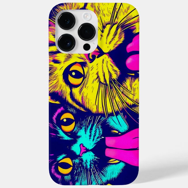 Cats with tongue out Case-Mate iPhone case (Back)