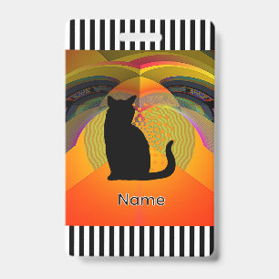 Cat's World ID Badge
