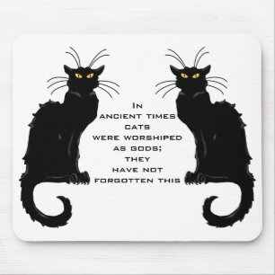 Cats Worshipped as Gods; They Have Not Forgotten Mouse Mat
