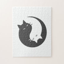 Cats yin and yang mandala - Choose background colo