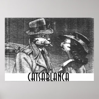 CATSABLANCA POSTER