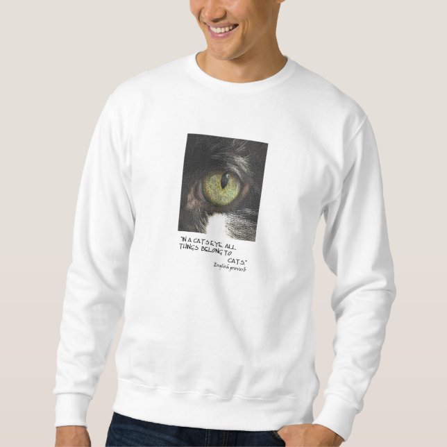 catseye wisdom sweatshirt (Front)